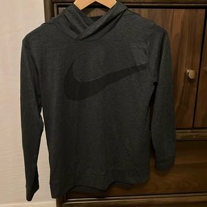 Nike dark gray hoodie